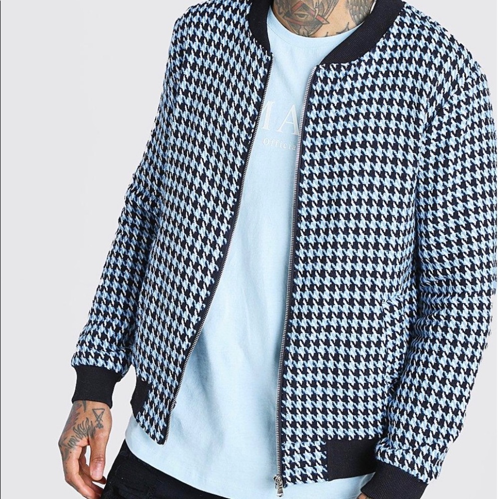 Brand new houndstooth print Jacket